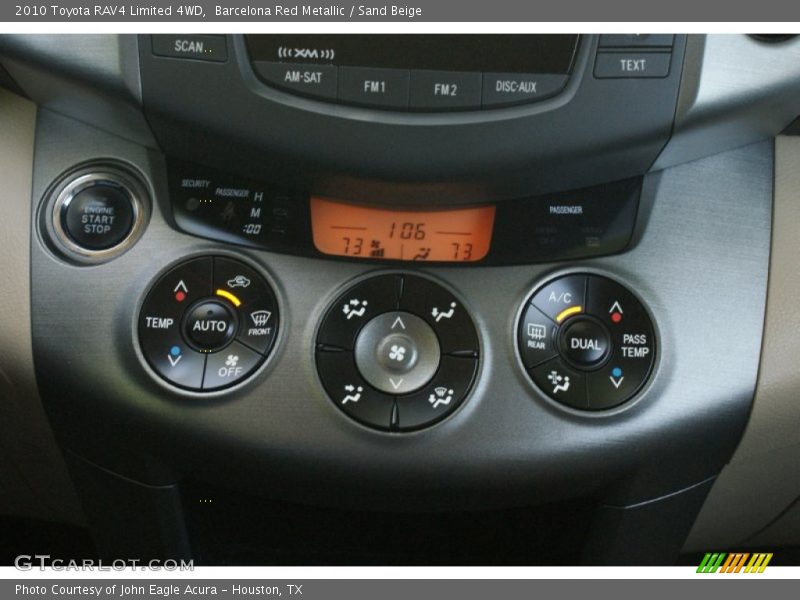 Barcelona Red Metallic / Sand Beige 2010 Toyota RAV4 Limited 4WD