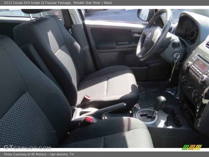 Metallic Star Silver / Black 2013 Suzuki SX4 Sedan LE Popular Package