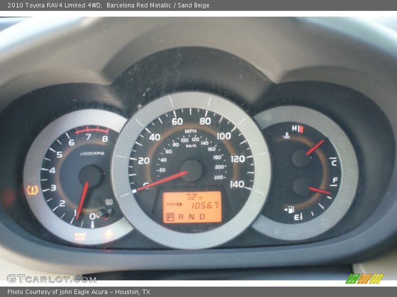 Barcelona Red Metallic / Sand Beige 2010 Toyota RAV4 Limited 4WD