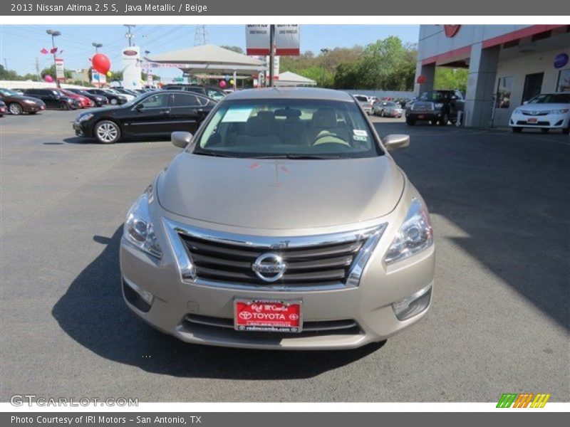 Java Metallic / Beige 2013 Nissan Altima 2.5 S