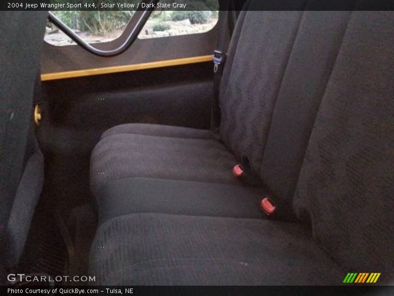 Solar Yellow / Dark Slate Gray 2004 Jeep Wrangler Sport 4x4