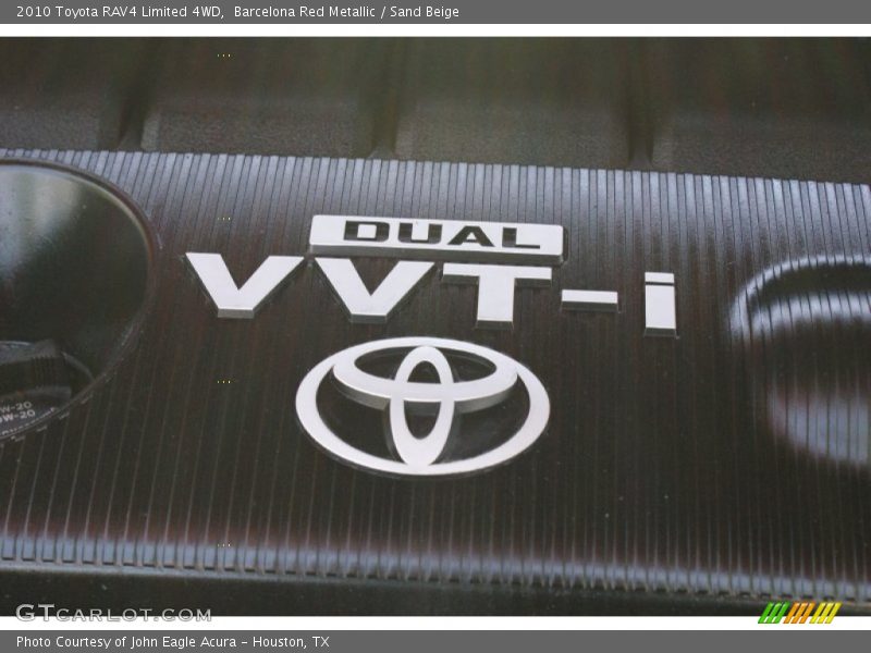 Barcelona Red Metallic / Sand Beige 2010 Toyota RAV4 Limited 4WD