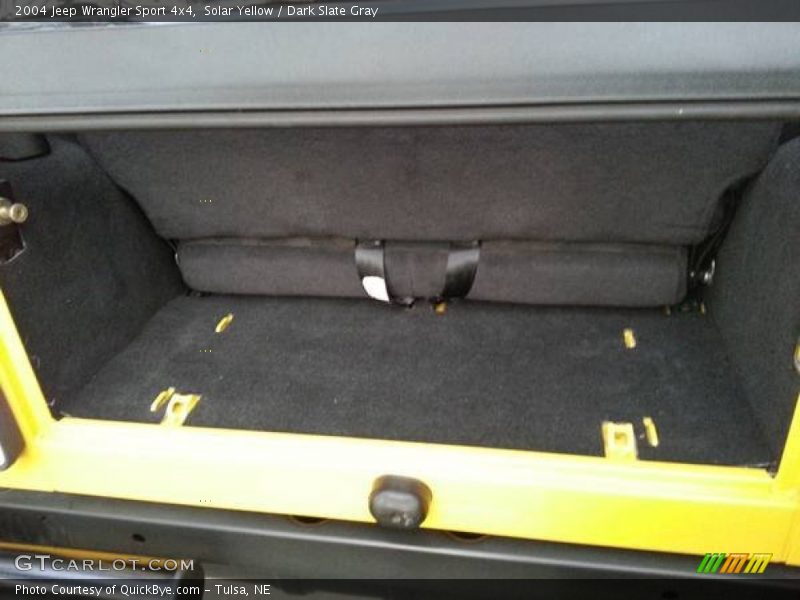 Solar Yellow / Dark Slate Gray 2004 Jeep Wrangler Sport 4x4