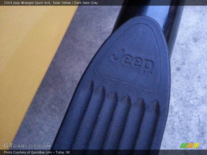 Solar Yellow / Dark Slate Gray 2004 Jeep Wrangler Sport 4x4