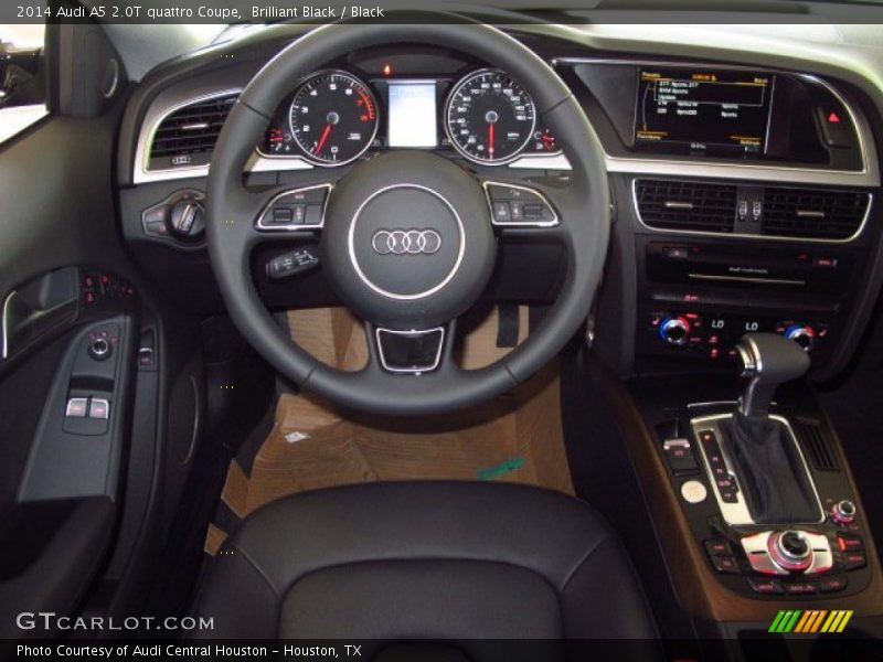 Brilliant Black / Black 2014 Audi A5 2.0T quattro Coupe