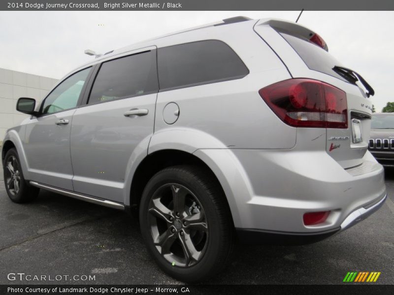 Bright Silver Metallic / Black 2014 Dodge Journey Crossroad