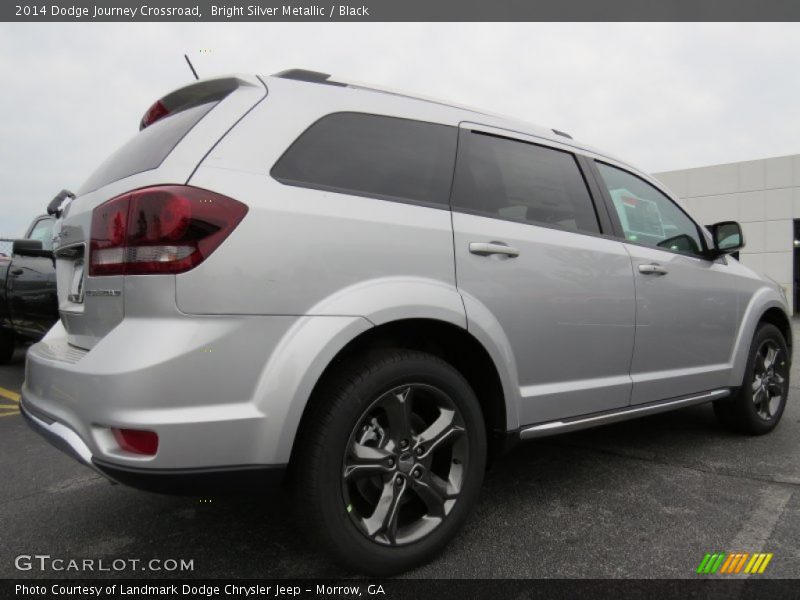 Bright Silver Metallic / Black 2014 Dodge Journey Crossroad