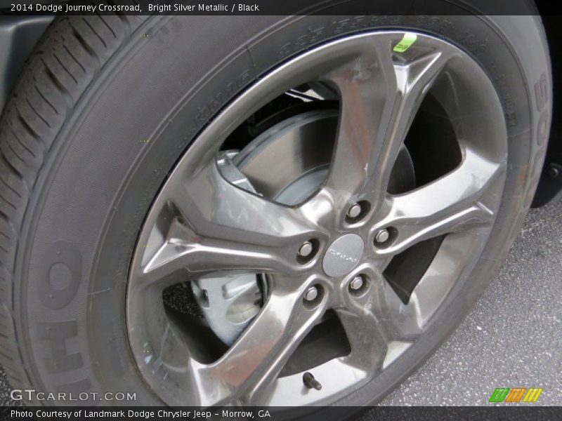 Bright Silver Metallic / Black 2014 Dodge Journey Crossroad