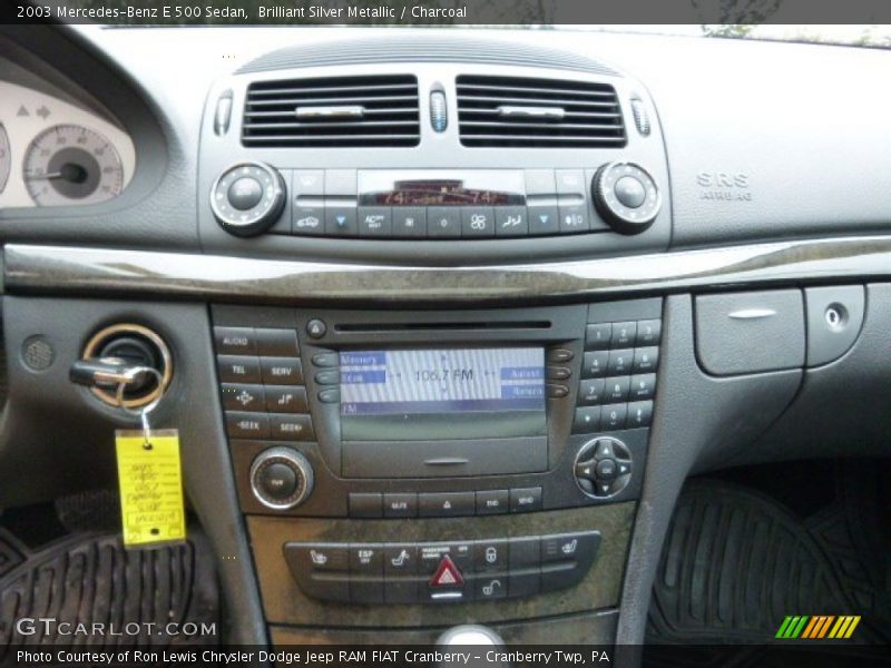 Brilliant Silver Metallic / Charcoal 2003 Mercedes-Benz E 500 Sedan