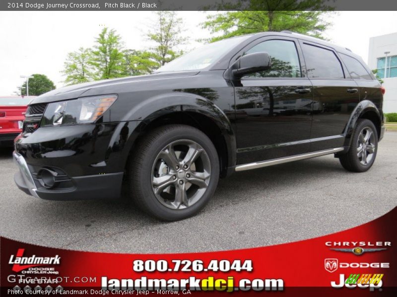 Pitch Black / Black 2014 Dodge Journey Crossroad