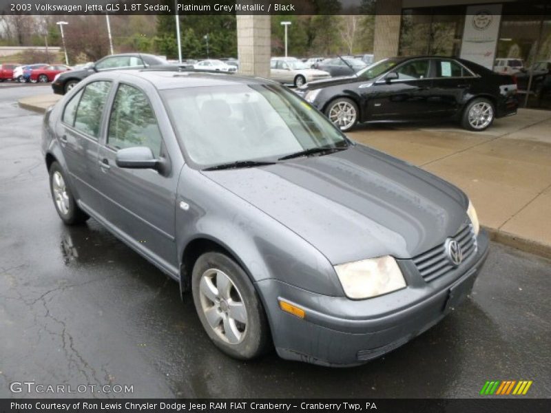 Platinum Grey Metallic / Black 2003 Volkswagen Jetta GLS 1.8T Sedan