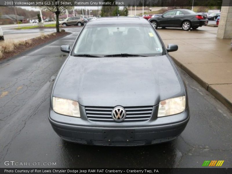 Platinum Grey Metallic / Black 2003 Volkswagen Jetta GLS 1.8T Sedan