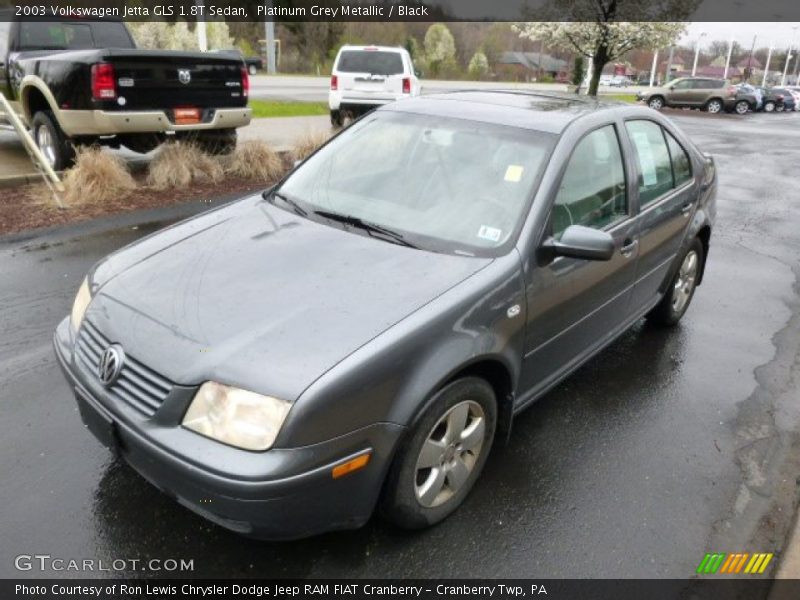 Platinum Grey Metallic / Black 2003 Volkswagen Jetta GLS 1.8T Sedan