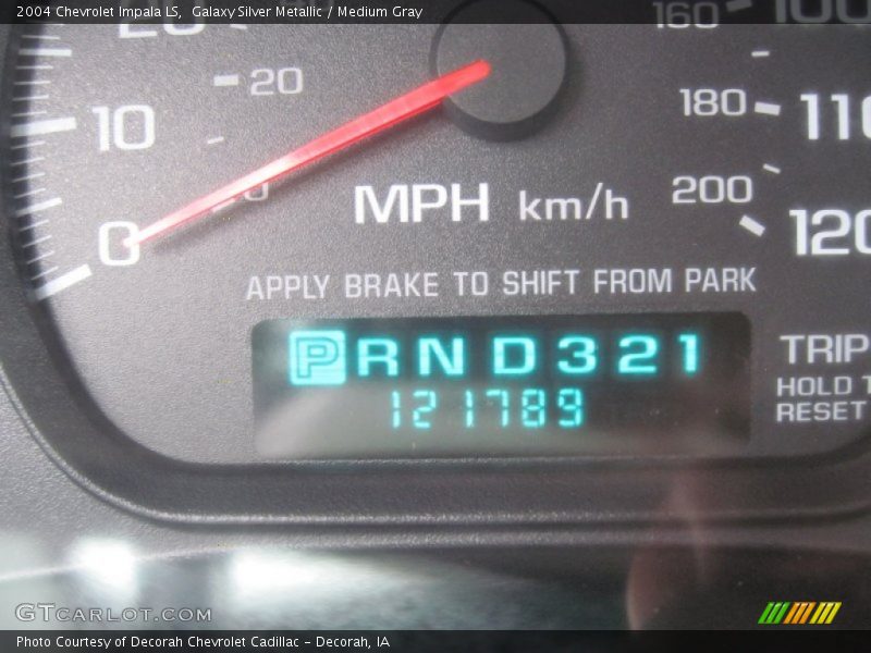 Galaxy Silver Metallic / Medium Gray 2004 Chevrolet Impala LS