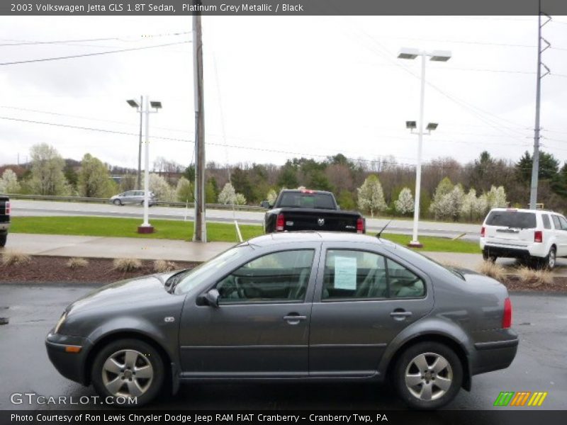 Platinum Grey Metallic / Black 2003 Volkswagen Jetta GLS 1.8T Sedan