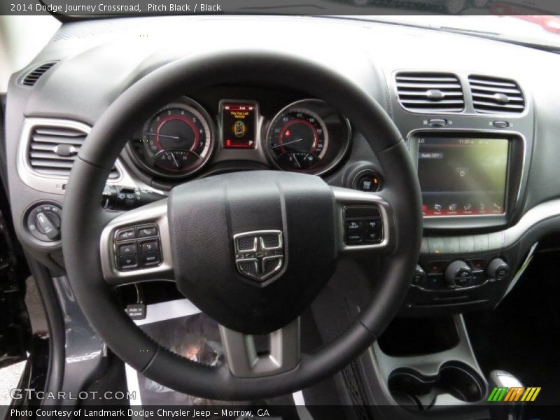 Pitch Black / Black 2014 Dodge Journey Crossroad