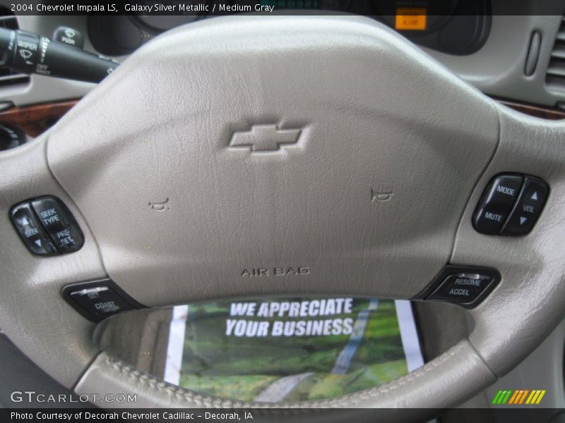 Galaxy Silver Metallic / Medium Gray 2004 Chevrolet Impala LS