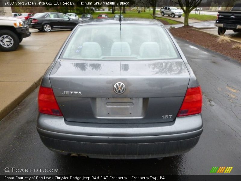 Platinum Grey Metallic / Black 2003 Volkswagen Jetta GLS 1.8T Sedan