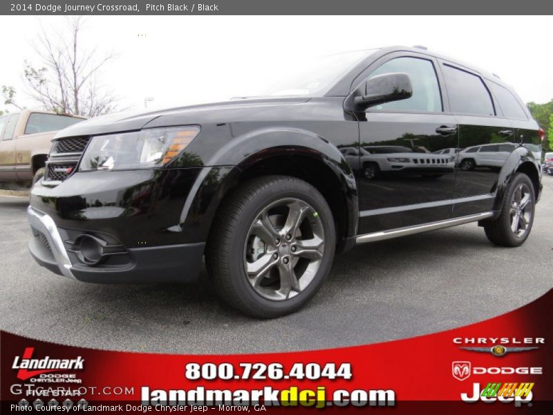 Pitch Black / Black 2014 Dodge Journey Crossroad