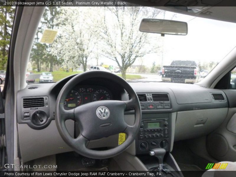 Platinum Grey Metallic / Black 2003 Volkswagen Jetta GLS 1.8T Sedan