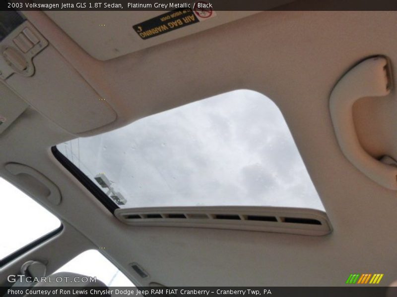 Platinum Grey Metallic / Black 2003 Volkswagen Jetta GLS 1.8T Sedan