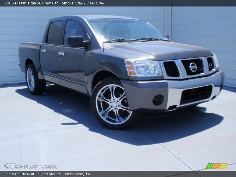 Smoke Gray / Steel Gray 2006 Nissan Titan SE Crew Cab