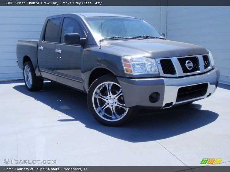 Smoke Gray / Steel Gray 2006 Nissan Titan SE Crew Cab