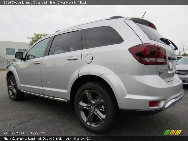 Bright Silver Metallic / Black 2014 Dodge Journey Crossroad