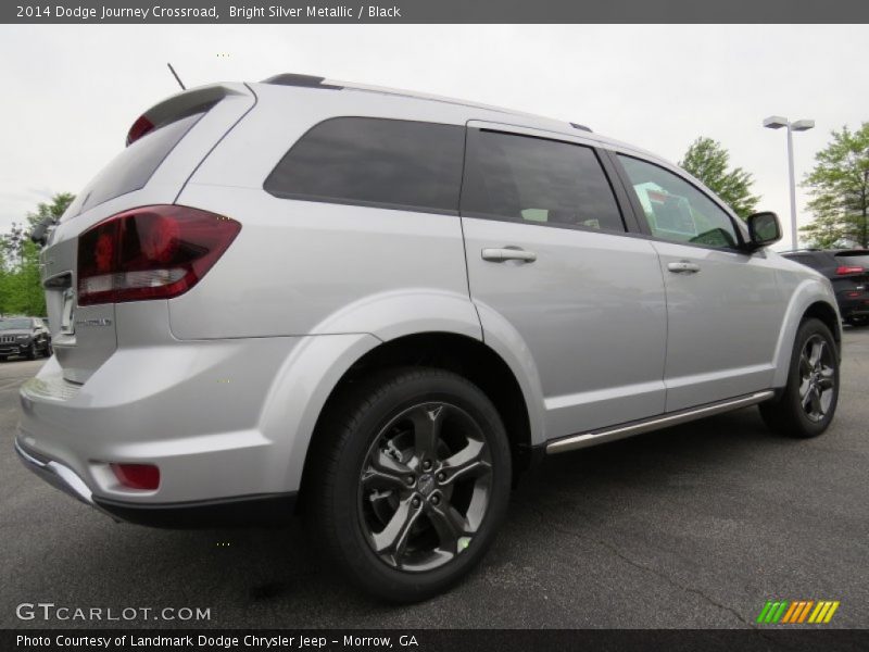 Bright Silver Metallic / Black 2014 Dodge Journey Crossroad