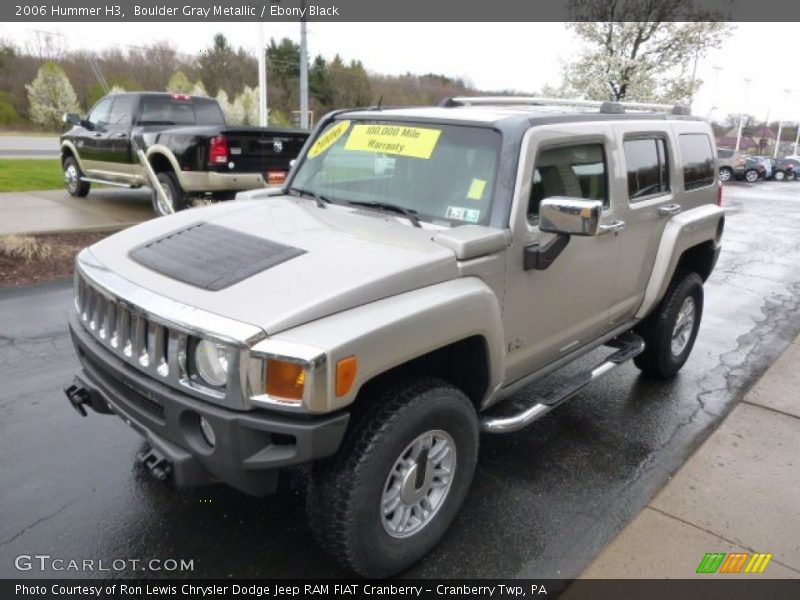 Boulder Gray Metallic / Ebony Black 2006 Hummer H3