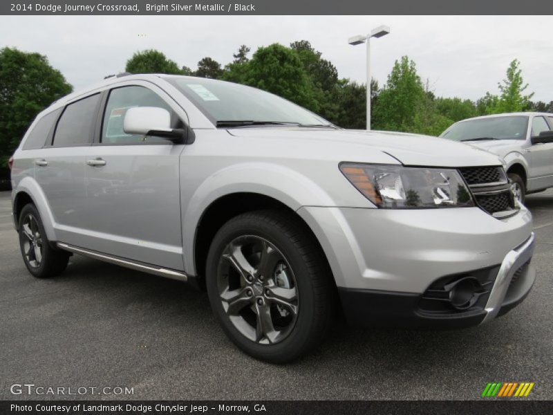 Bright Silver Metallic / Black 2014 Dodge Journey Crossroad