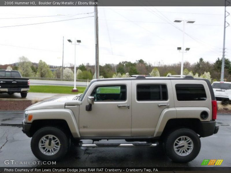 Boulder Gray Metallic / Ebony Black 2006 Hummer H3