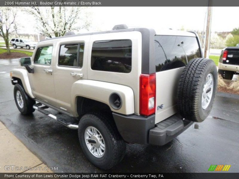 Boulder Gray Metallic / Ebony Black 2006 Hummer H3
