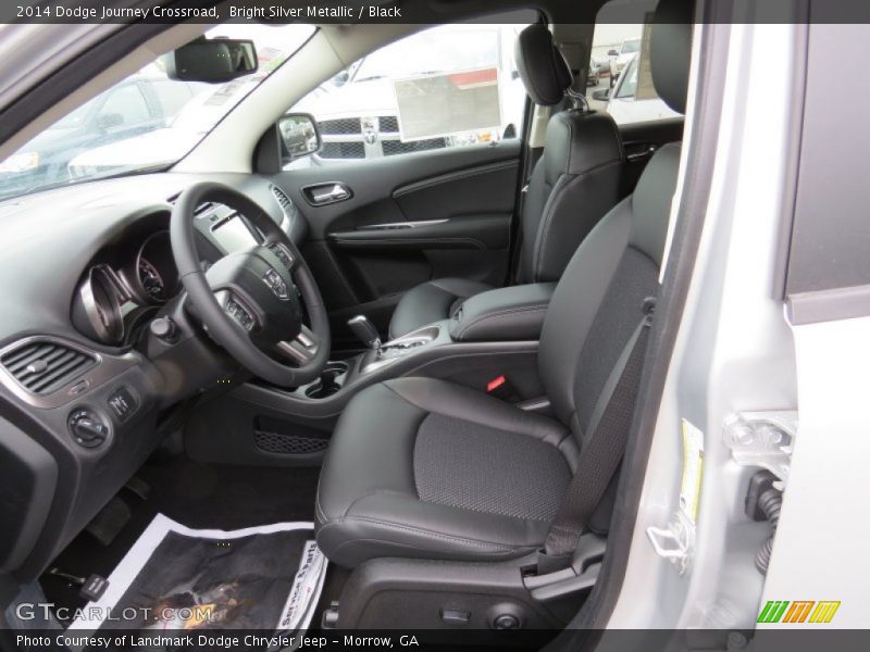 Bright Silver Metallic / Black 2014 Dodge Journey Crossroad