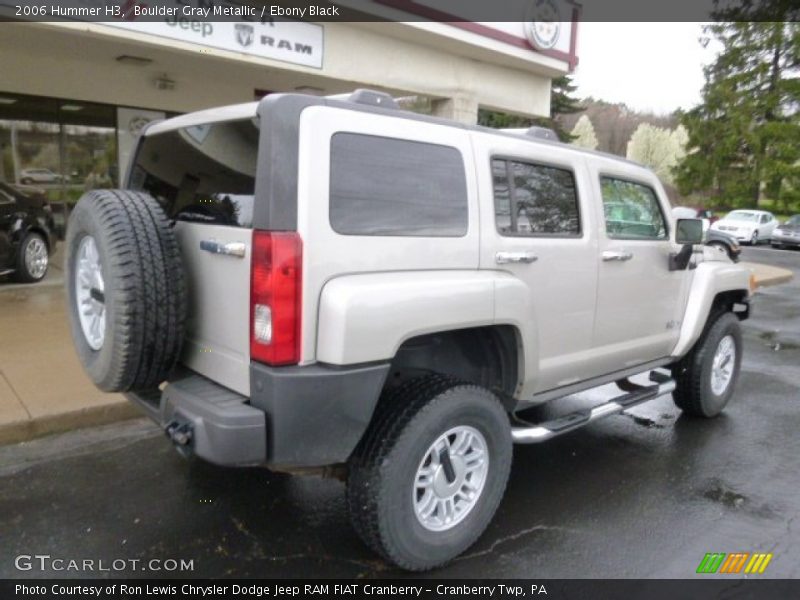 Boulder Gray Metallic / Ebony Black 2006 Hummer H3