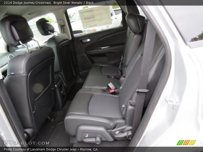 Bright Silver Metallic / Black 2014 Dodge Journey Crossroad