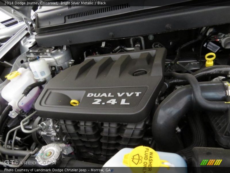 Bright Silver Metallic / Black 2014 Dodge Journey Crossroad