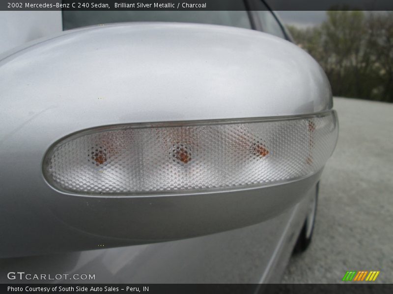Brilliant Silver Metallic / Charcoal 2002 Mercedes-Benz C 240 Sedan