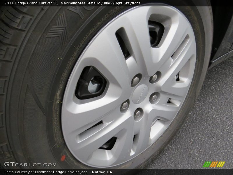 Maximum Steel Metallic / Black/Light Graystone 2014 Dodge Grand Caravan SE
