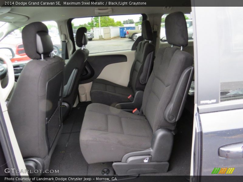 Maximum Steel Metallic / Black/Light Graystone 2014 Dodge Grand Caravan SE