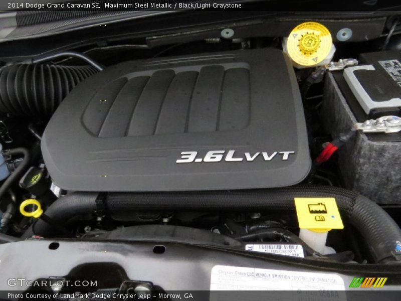 Maximum Steel Metallic / Black/Light Graystone 2014 Dodge Grand Caravan SE
