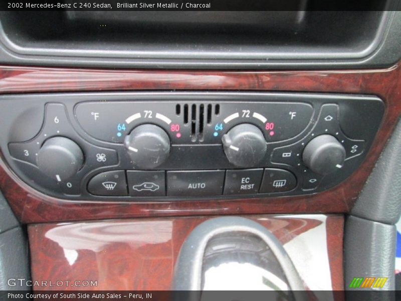 Brilliant Silver Metallic / Charcoal 2002 Mercedes-Benz C 240 Sedan