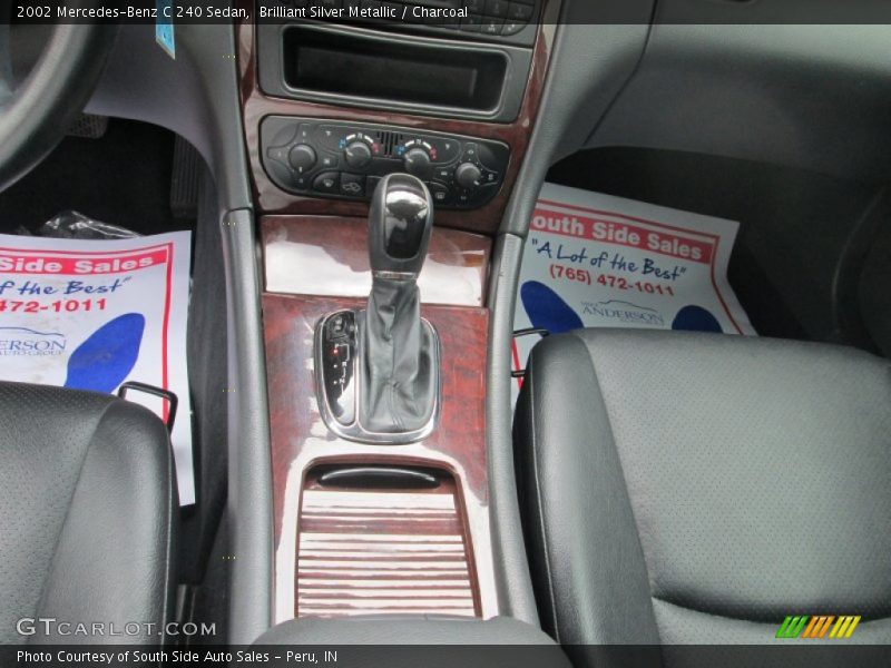 Brilliant Silver Metallic / Charcoal 2002 Mercedes-Benz C 240 Sedan