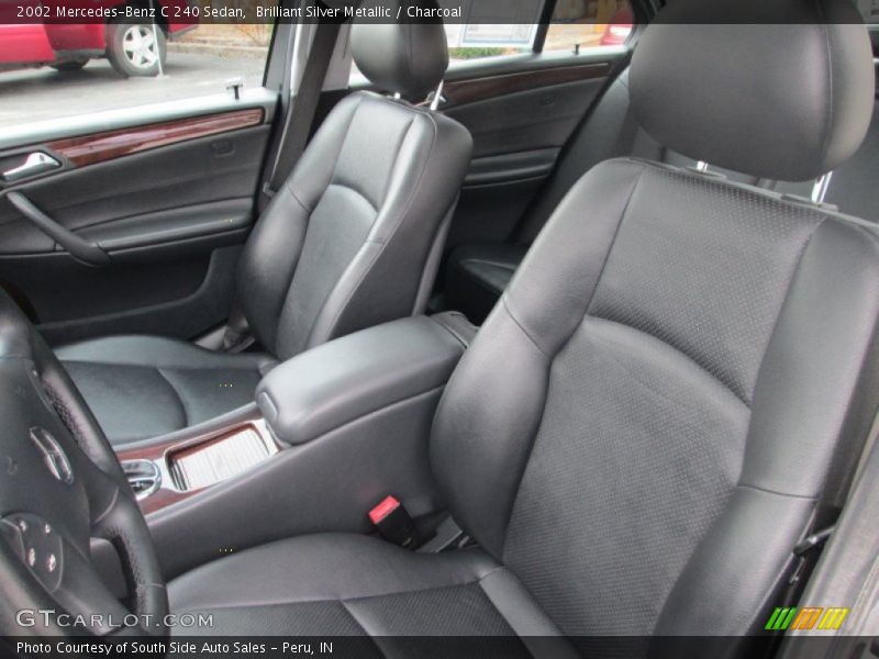Brilliant Silver Metallic / Charcoal 2002 Mercedes-Benz C 240 Sedan