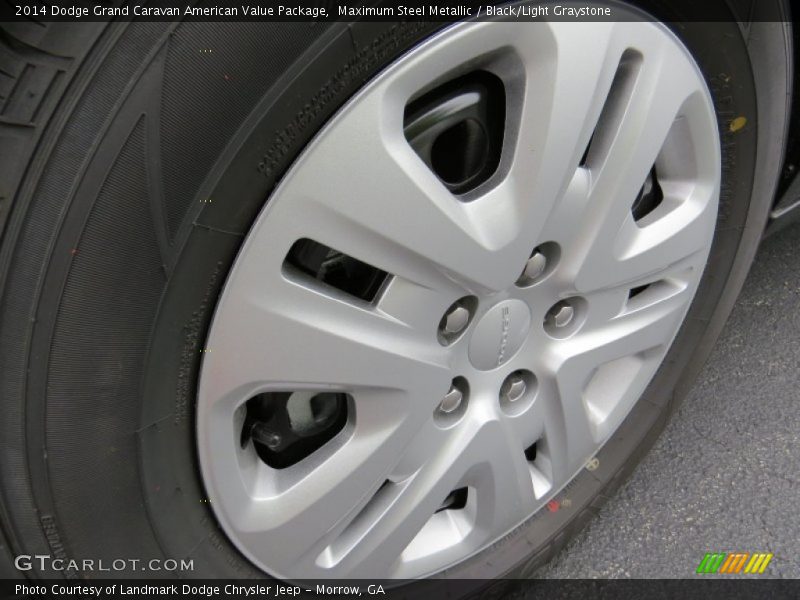 Maximum Steel Metallic / Black/Light Graystone 2014 Dodge Grand Caravan American Value Package