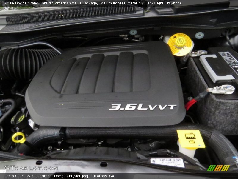 Maximum Steel Metallic / Black/Light Graystone 2014 Dodge Grand Caravan American Value Package