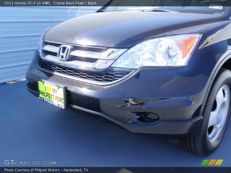 Crystal Black Pearl / Black 2011 Honda CR-V LX 4WD