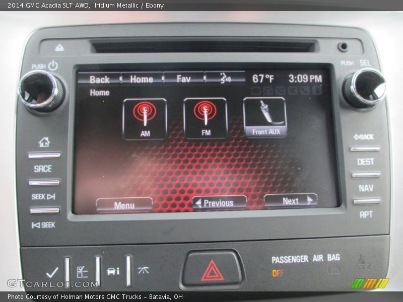 Iridium Metallic / Ebony 2014 GMC Acadia SLT AWD