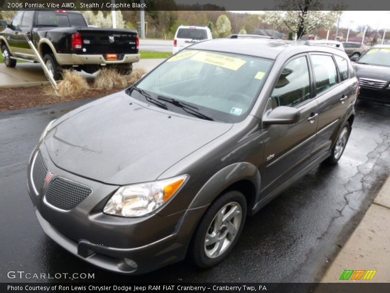 Stealth / Graphite Black 2006 Pontiac Vibe AWD