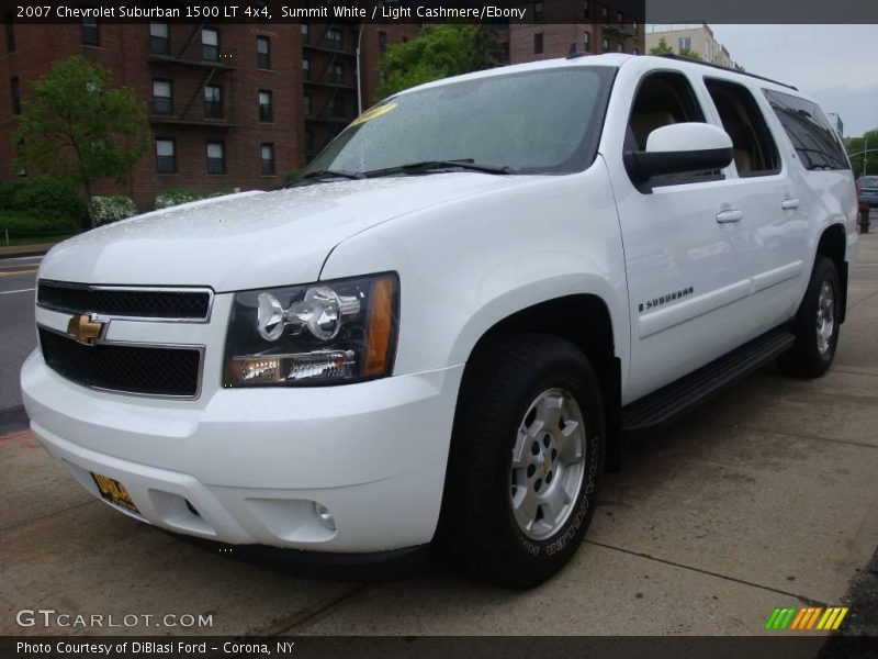 Summit White / Light Cashmere/Ebony 2007 Chevrolet Suburban 1500 LT 4x4